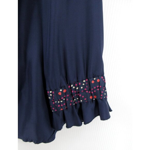 CK Bradley Top 6 Silk Blouse Round Neck Side Zip Career Colorful - Picture 3 of 11